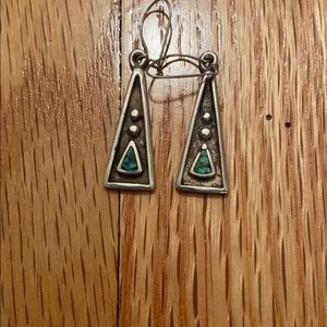 Sterling Silver and Turquoise Earrings